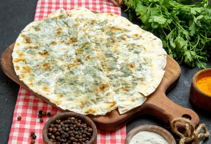 Rosemary naan