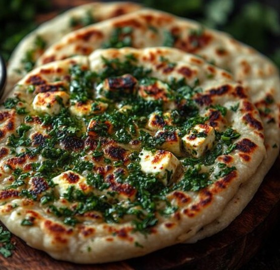 Garlic chilly naan