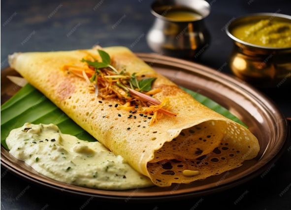 Spring Paneer Dosa